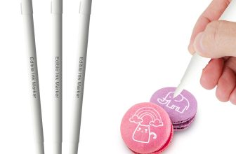 3pcs White Edible Markers for Cookie Decorating, Food