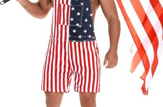 Yuanbang Unisex Printed Overalls Shorts Romper Festival