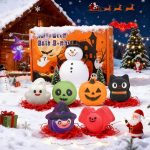 Halloween Bath Bombs for Kids & Women, Handmade Spooky