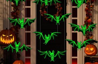 5 Sizes Halloween Hanging Bats Decorations - 10 Pcs