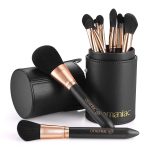 OMANIAC Makeup Brush Set Professional, 12 Pearlescent