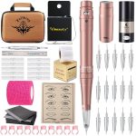 Permanent Eyebrow Makeup Tattoo Machine Kit with 700mAh