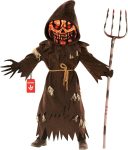 Morph Pumpkin Costume Kids, Brown Pumpkin Grim Reaper