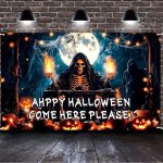 Happy Halloween Banner Large 71x44 Inch Yard Sign