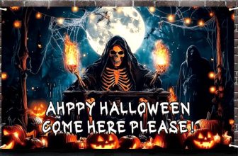 Happy Halloween Banner Large 71x44 Inch Yard Sign