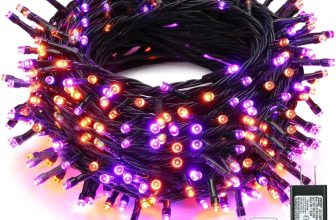 66FT 200 LED String Lights, Purple Halloween Lighting
