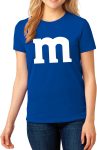 Funny Letter M Halloween Shirt – Costume Tee – Graphic