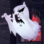 Joiedomi 4.5 FT Halloween Inflatable Scary Flying Ghost