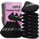 BEAKEY 12pcs Powder Puffs for Face Powder Triangle