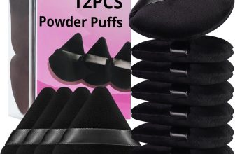 BEAKEY 12pcs Powder Puffs for Face Powder Triangle