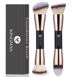 KINGMAS Foundation Brushes, 2Pcs Premium Bronzer Brush
