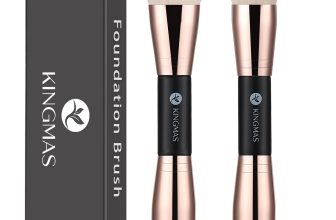 KINGMAS Foundation Brushes, 2Pcs Premium Bronzer Brush