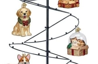 HOHIYA 3.3 FT Metal Spiral Christmas Tree Alternative