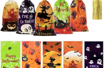 Halloween Treat Bags, Halloween Cellophane Treat Bags,