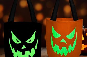 2 PCS Halloween Buckets Glow in The Dark Trick or Treat
