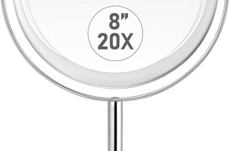 MIYADIVA 20X Magnifying Makeup Mirror,Double Sided 1X &