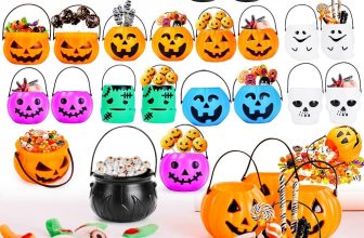 Eforcase 24PCS Halloween Candy Holder Mini Buckets