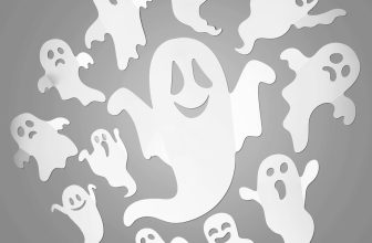 24Pcs Halloween Ghost Stickers - Halloween Decorations,