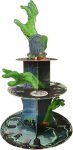Kpfun 3 Tier Halloween Cupcake Stand The Zombie hand