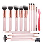 Real Perfection Makeup Brush Set 16 Pcs with 1 Eyebrow
