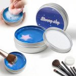 Silicone Makeup Brush Cleaning Pad with Soap, 2026 New