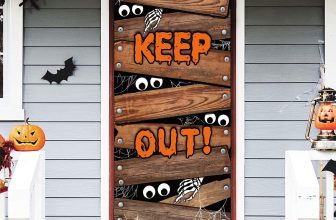 IMISHM Halloween Door Decorations Halloween Door Cover