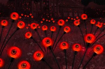 Outdoor Halloween Decorations Solar Spooky Lights-12LED