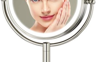 Professional 8.5" Large Lighted Makeup Mirror with