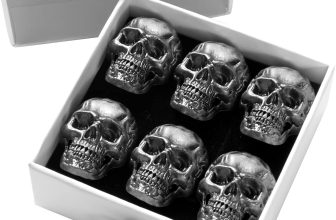 6 Pcs Skull Stainless Steel Refrigerator
