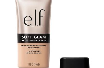 e.l.f. Soft Glam Foundation, Medium Coverage,
