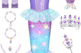 Meland Mermaid Costume for Girls - Light Up Halloween