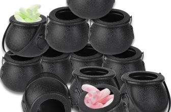 12pcs Mini Cauldrons with Handle Halloween, Witch Mini