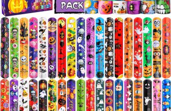 LUYI 144 PCS Halloween Slap Bracelets，Halloween Party