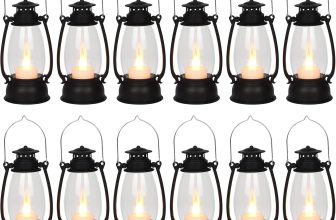 12Pcs Mini Lantern for Cowboy Halloween Christmas