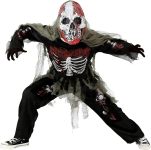 Zombie Costume for Kids Boys, Scary Zombie Skeleton