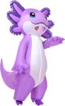 Stegosaurus Inflatable Axolotl Costume Adult Halloween