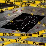 16 Pieces Halloween Crime Scene Decorations Kit Murder