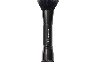 e.l.f. Dual-Ended Cream + Powder Brush, Two-in-One