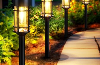 Mancra Solar Pathway Lights, 8 Pack LED Solar Lights