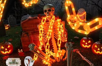 Halloween string lights,Hopolon 13.7Ft 175LED Halloween