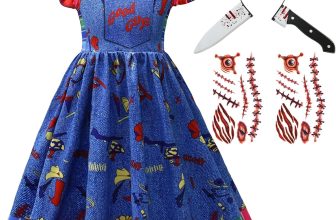 Girls Princess Flying Sleeve Dress Kids Halloween Role
