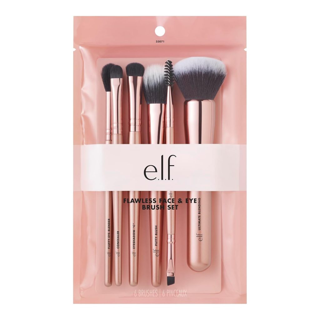 e.l.f. Flawless Face Kit, 6-Piece Brush Collection,
