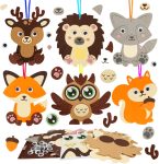 Fennoral 12 Pack Fall Craft Kit for Kids Make You Own