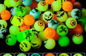 NEWBEA 72 Halloween Theme Designs Bouncing Balls - Glow