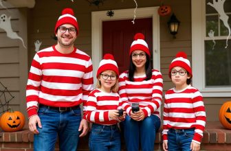 Waldo Red and White Striped Shirt Adult Men Women's