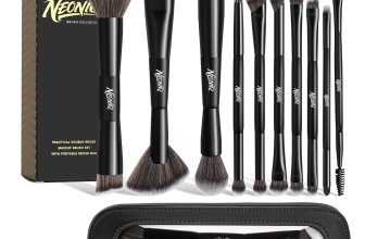 10 PCS Travel Makeup Brush Set With Bag, Makeup Brushes