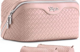 BOYATU Travel Makeup Bag Cosmetic Bags for Women: Large