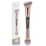 KINGMAS Foundation Makeup Brush, Double Ended Bronzer