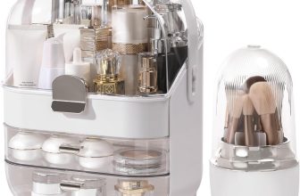 Makeup Organizer Countertop, Skincare Bathroom Counter