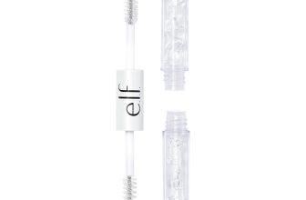e.l.f. Clear Brow & Lash Mascara, Dual-Sided Brushable